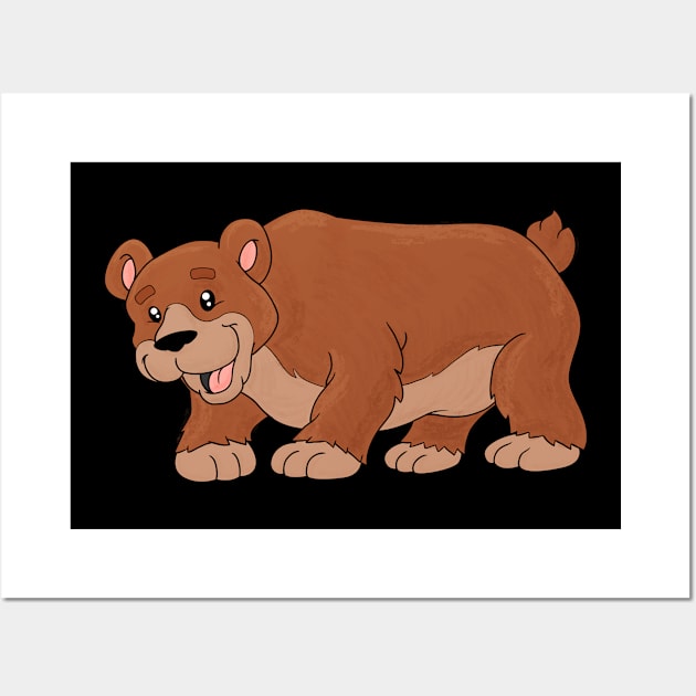 Bear Bear hibernation Grizzly Wall Art by bigD